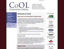 Tablet Screenshot of cool.conservation-us.org